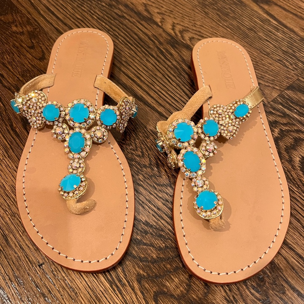 Mystique thong sandals.